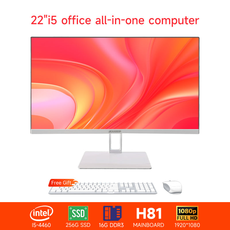 【All in one PC】 22" 24" All in one desktops pc UltraSlim i5-i7 8/16GB RAM  256GB SSD