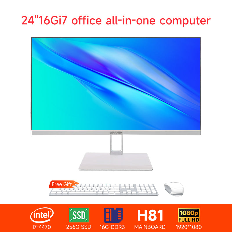 【All in one PC】 22" 24" All in one desktops pc UltraSlim i5-i7 8/16GB RAM  256GB SSD