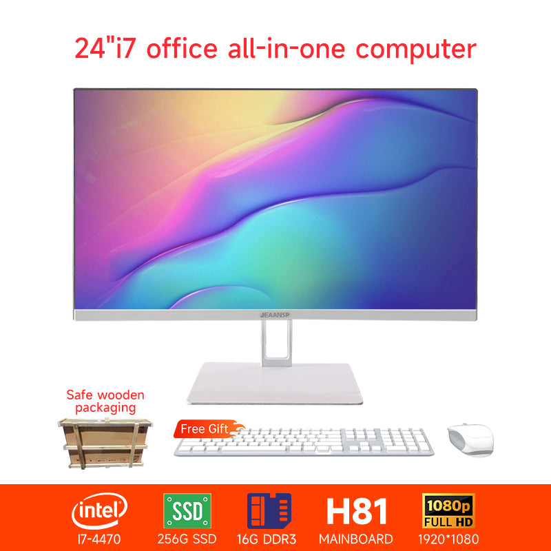 【All in one PC】 22" 24" All in one desktops pc UltraSlim i5-i7 8/16GB RAM  256GB SSD