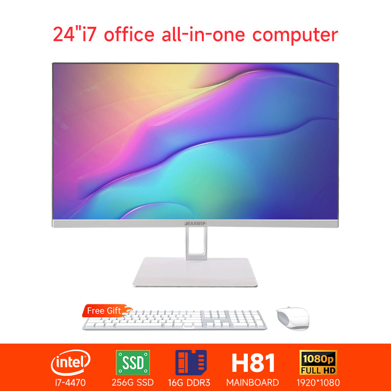 【All in one PC】 22" 24" All in one desktops pc UltraSlim i5-i7 8/16GB RAM  256GB SSD