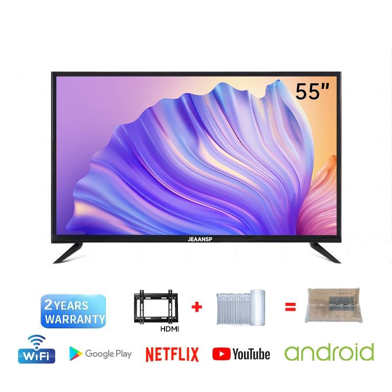 JEAANSP 55 inch Smart Television FHD LED With Android TV 1 Year/2 Year Warranty