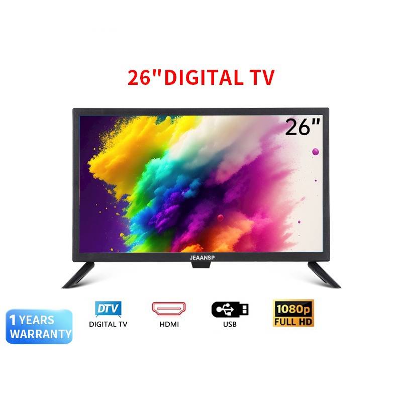 JEAANSP Murah Digital TV HD 1080P DTV MYTV Smart TV (Aksesori pilihan)